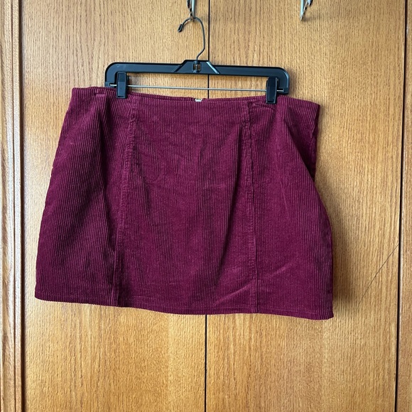 Corduroy Mini Skirt - Picture 2 of 3